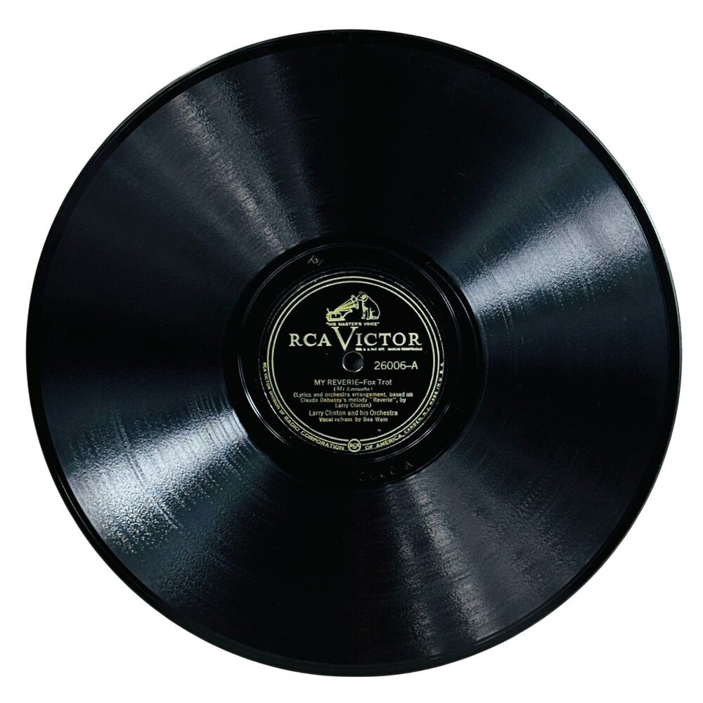Larry Clintons RCA Victor 26006 78 RPM Record My Reverie & Boogie Woogie Blues